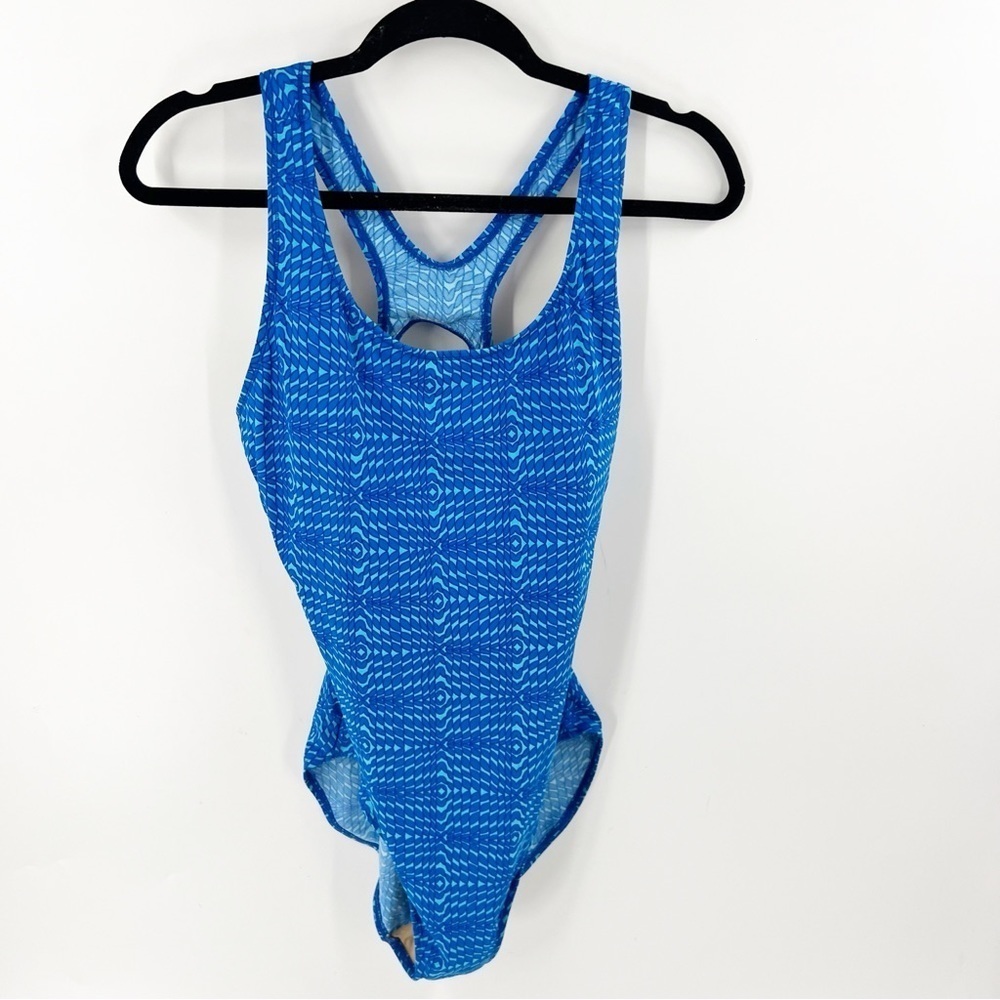 ✅ L.L. BEAN PLUS SIZE BLUE ONE PIECE SWIMSUIT‎ SIZE 16 LONG